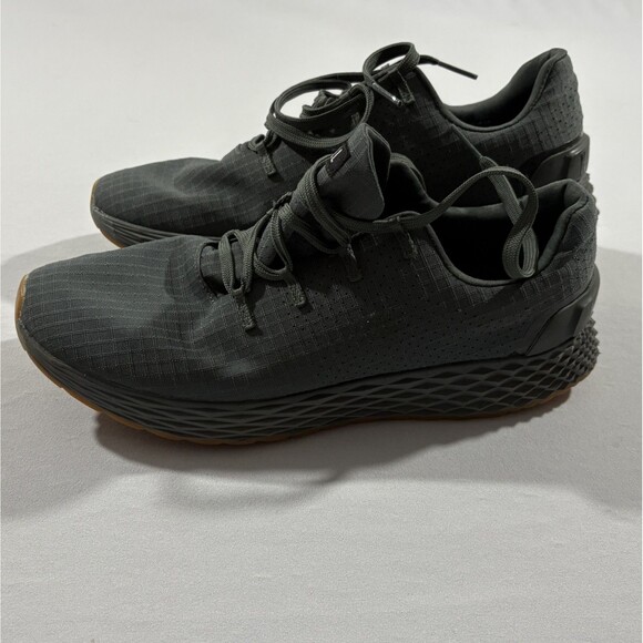 NoBull Mens Ripstop Runner Crossfit Shoes Gray Green Sneakers Gym Running 11.5 - Picture 5 of 10